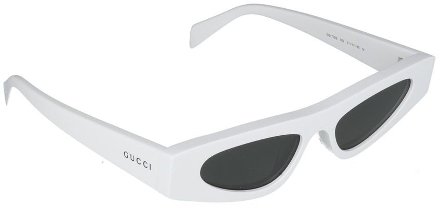 Gucci Sunglasses Gucci GG1779S 002 white white grey 51/17/145 Grijs
