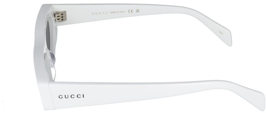 Gucci Sunglasses Gucci GG1779S 002 white white grey 51/17/145 Grijs