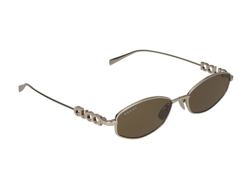 Gucci Sunglasses Gucci GG1802S 005 gold gold brown 55/18/145 Bruin