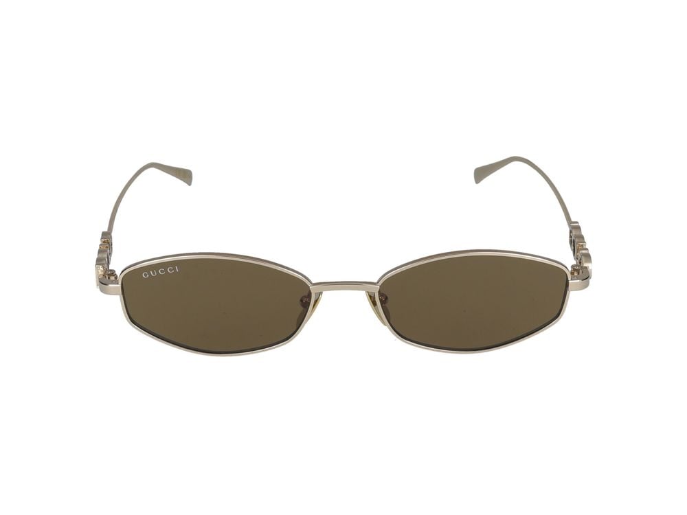 Gucci Sunglasses Gucci GG1802S 005 gold gold brown 55/18/145 Bruin