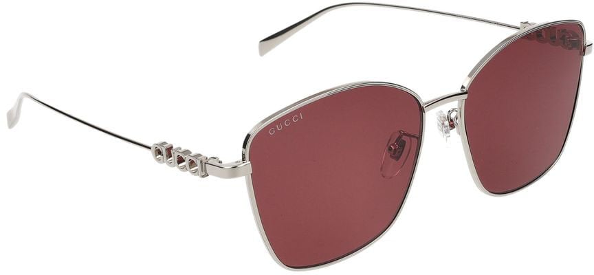 Gucci Sunglasses Gucci GG1805SA 004 silver silver red 60/15/145 Maroon