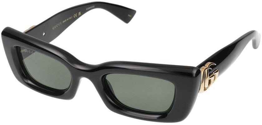 Gucci Sunglasses Gucci GG1827S 001 black black grey 49/22/145 Grijs