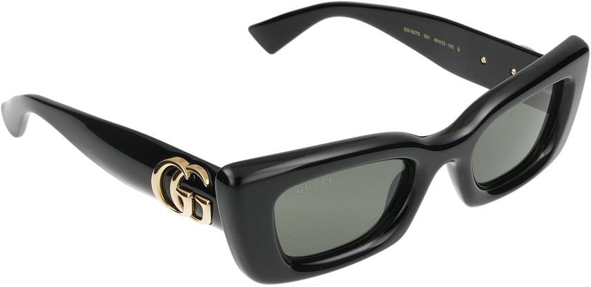 Gucci Sunglasses Gucci GG1827S 001 black black grey 49/22/145 Grijs