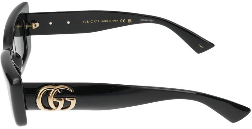 Gucci Sunglasses Gucci GG1827S 001 black black grey 49/22/145 Grijs