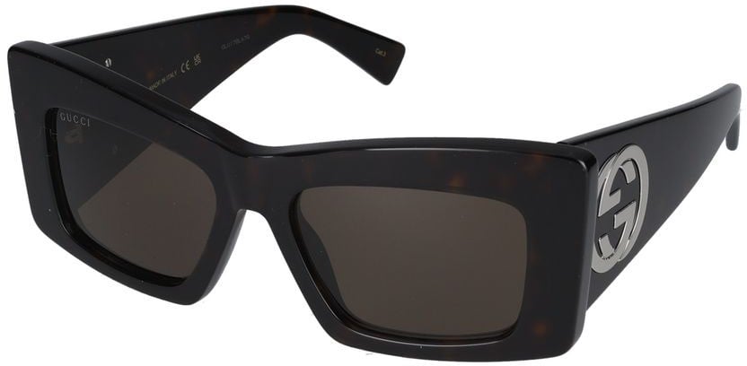 Gucci Sunglasses Gucci GG1842S 002 havana havana brown 53/17/140 Zwart