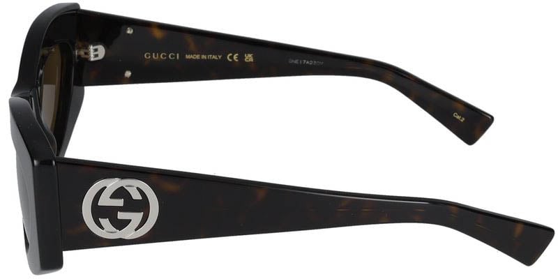 Gucci Sunglasses Gucci GG1843S 002 havana havana brown 53/20/140 Zwart