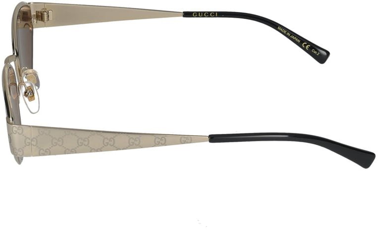 Gucci Sunglasses Gucci GG1853S 003 gold gold brown 55/19/145 Bruin