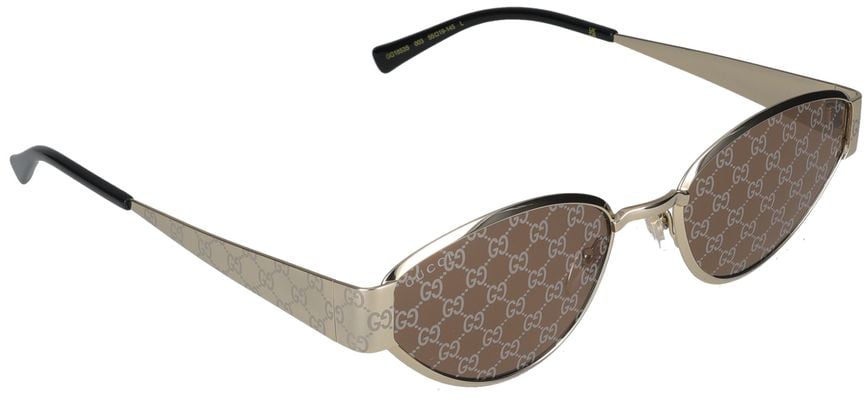 Gucci Sunglasses Gucci GG1853S 003 gold gold brown 55/19/145 Bruin