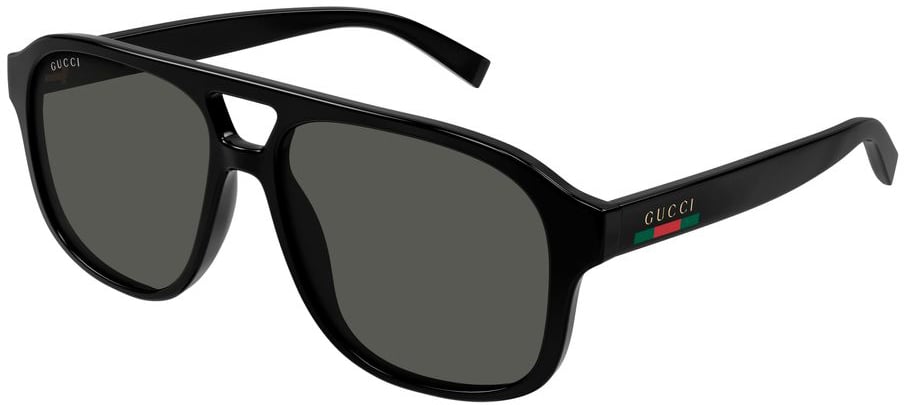 Gucci Sunglasses GG1856S 001 black black grey 57/15/145 Grijs