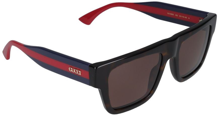 Gucci Sunglasses GG1868S 002 Havana Blue Brown 53/19/145 Grijs