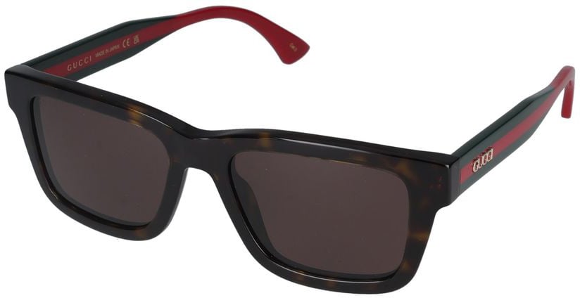 Gucci Sunglasses GG1869S 002 Havana Green Brown 53/18/145 Grijs