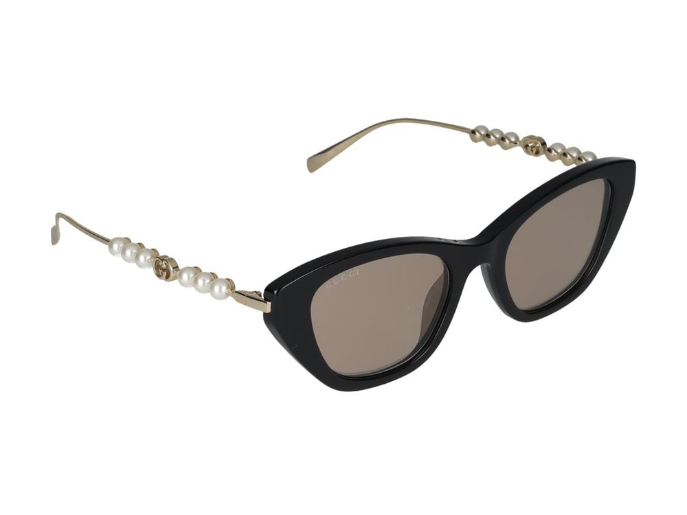 Gucci Sunglasses Gucci GG1968S 004 black gold brown 50/19/140 Neutraal