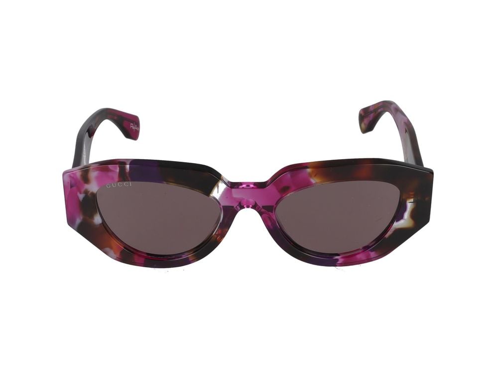 Gucci Sunglasses Gucci GG2007S 001 havana havana violet 51/20/140 Grijs