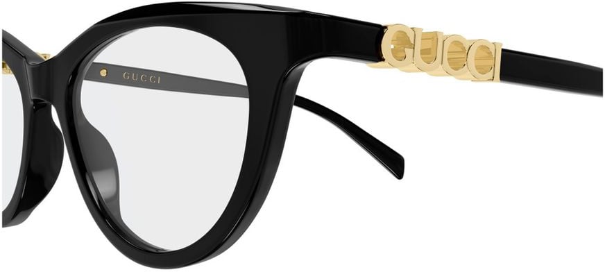 Gucci Eyeglasses GG2034O 001 black black transpare 50/17/140 Maroon