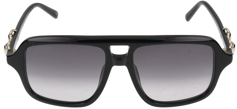Gucci Sunglasses GG2052S 001 black black grey 53/16/140 Grijs