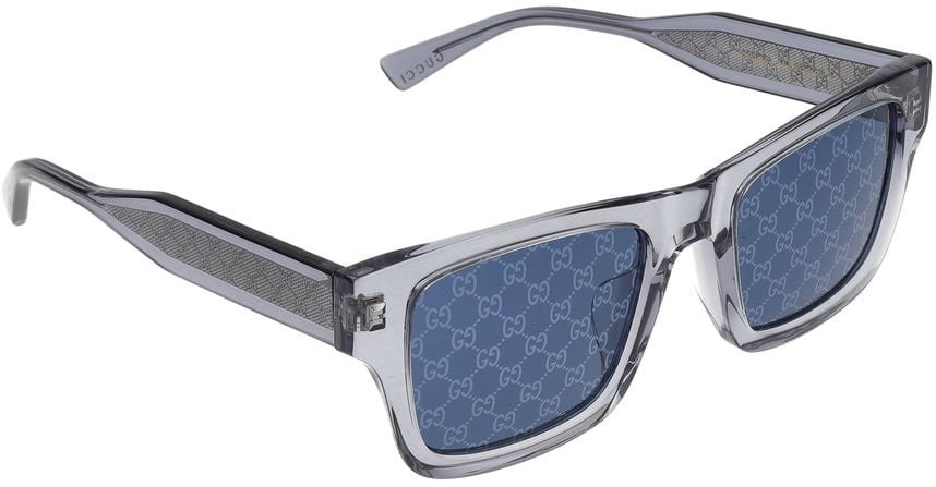 Gucci Sunglasses GG2072SA 004 grey grey blue 52/21/145 Blauw