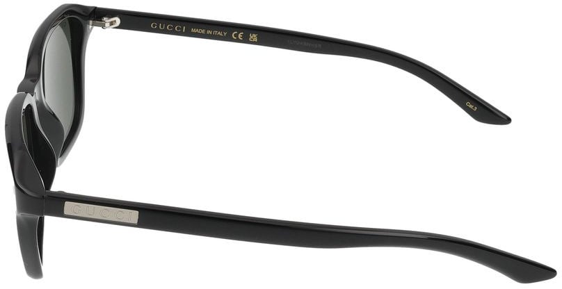 Gucci Sunglasses GG2078S 001 black black grey 52/19/145 Grijs