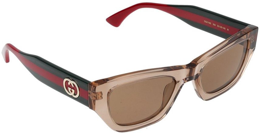 Gucci Sunglasses GG2116S 004 brown green brown 52/20/145 Neutraal
