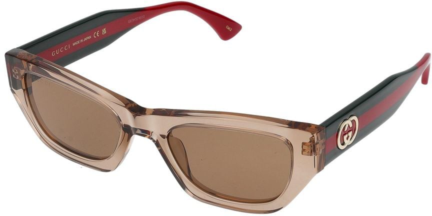 Gucci Sunglasses GG2116S 004 brown green brown 52/20/145 Neutraal