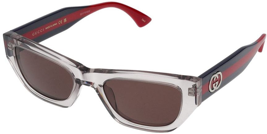Gucci Sunglasses GG2116S 005 grey blue brown 52/20/145 Grijs