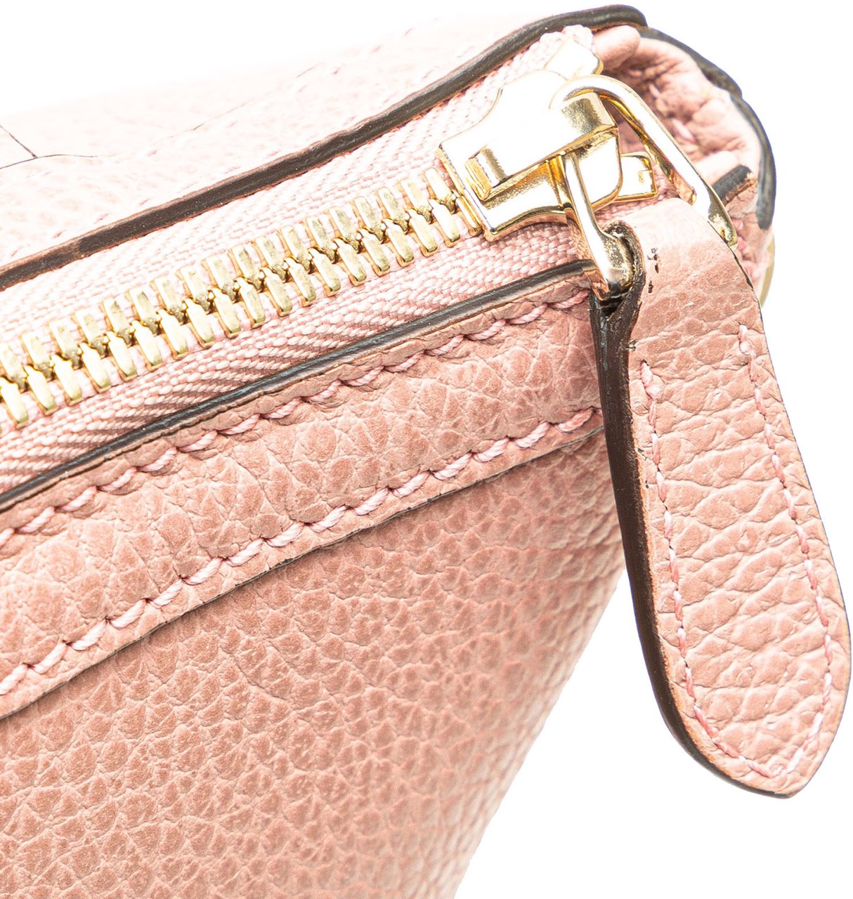 Gucci Dollar Calfskin GG Charm Satchel Roze
