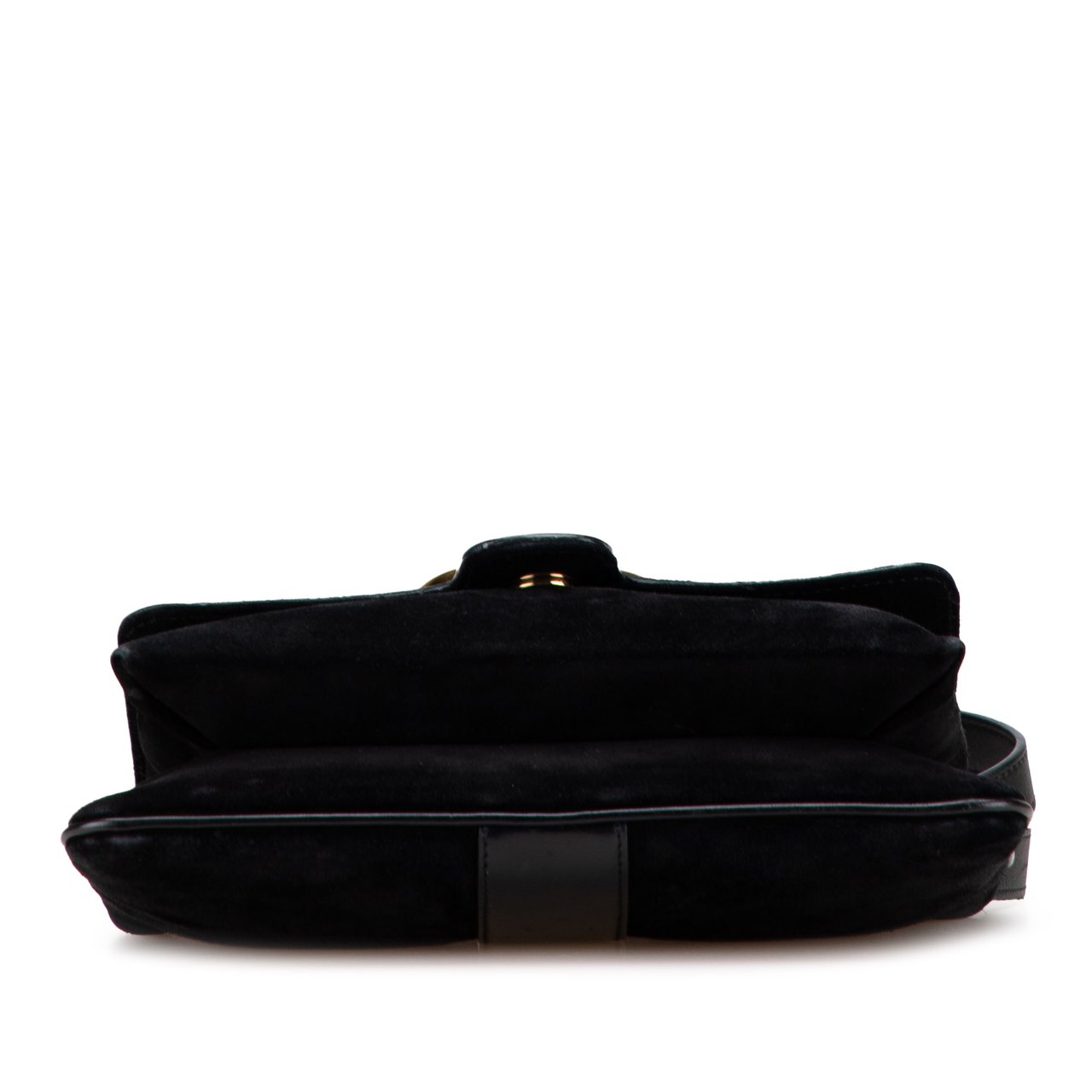 Gucci Medium Suede Arli Crossbody Zwart