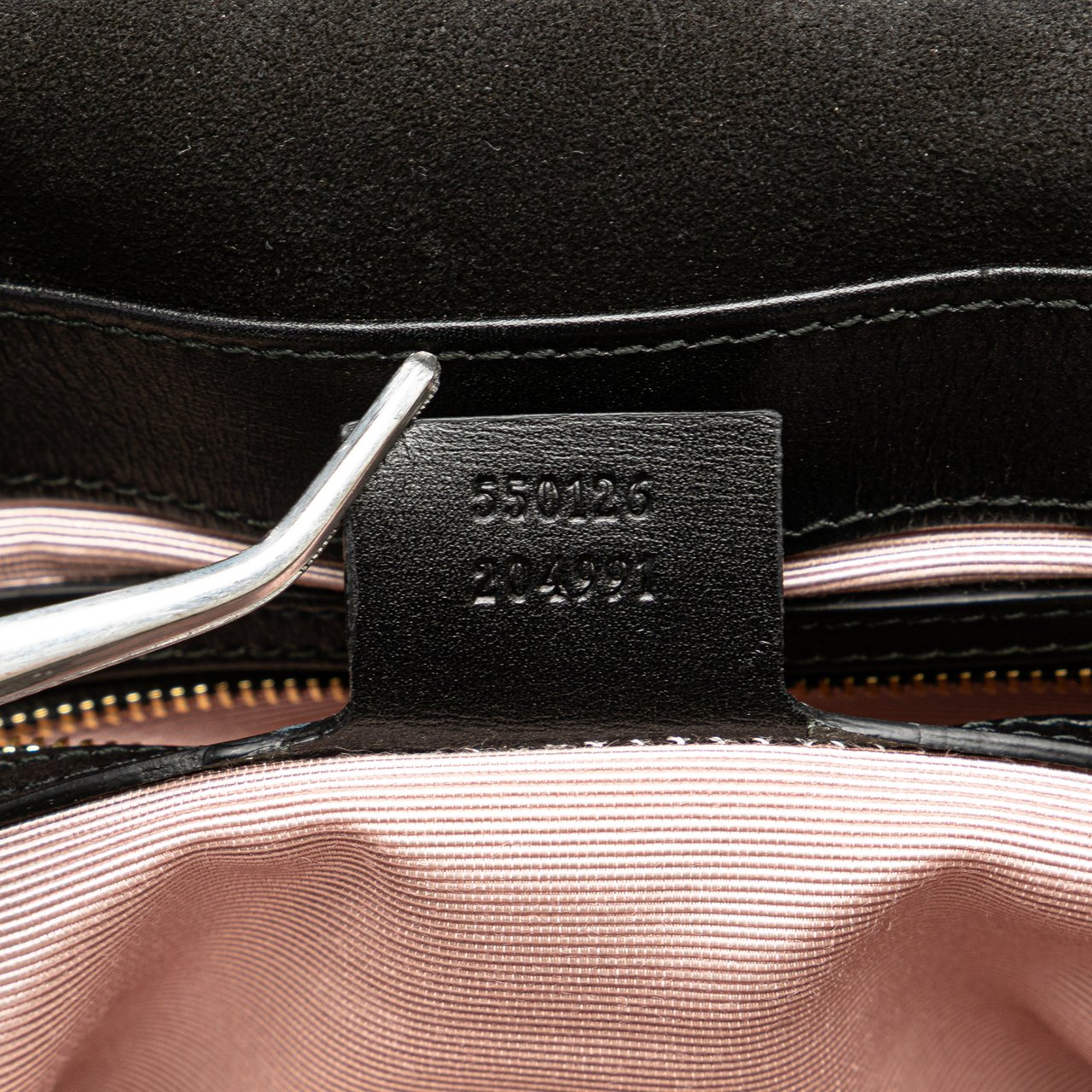 Gucci Medium Suede Arli Crossbody Zwart