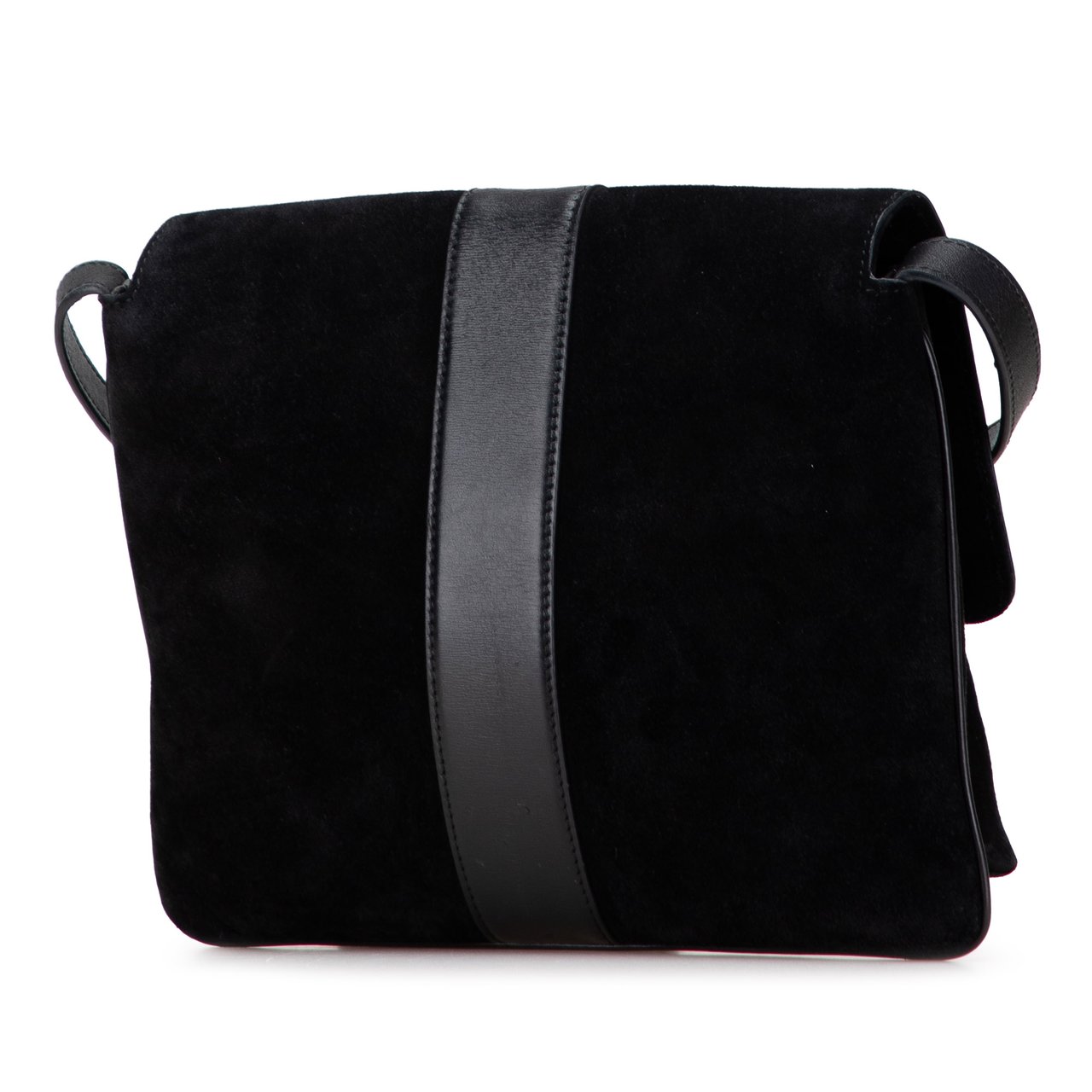 Gucci Medium Suede Arli Crossbody Zwart