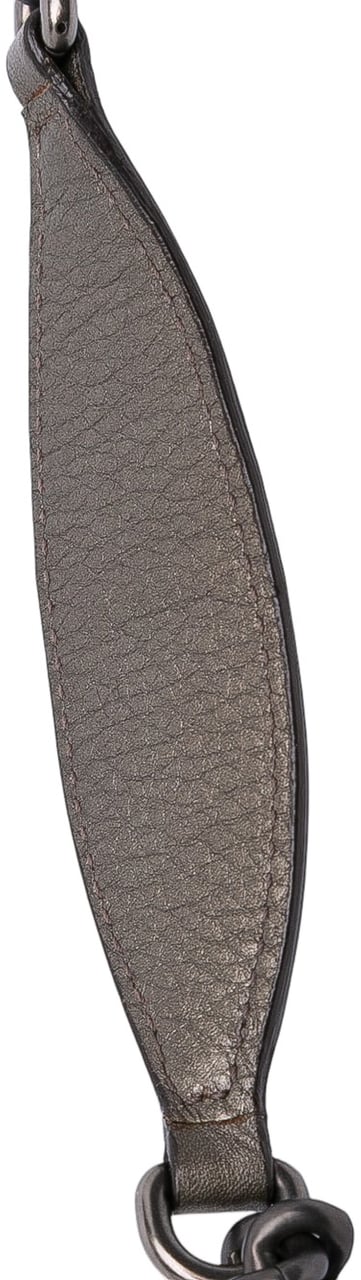 Gucci Metallic Leather Soho Shoulder Bag Zilver
