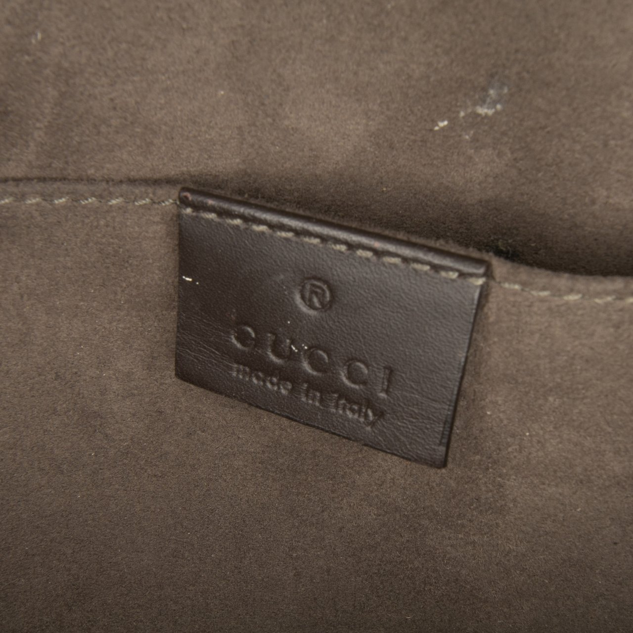 Gucci GG Supreme Web Clutch Bruin