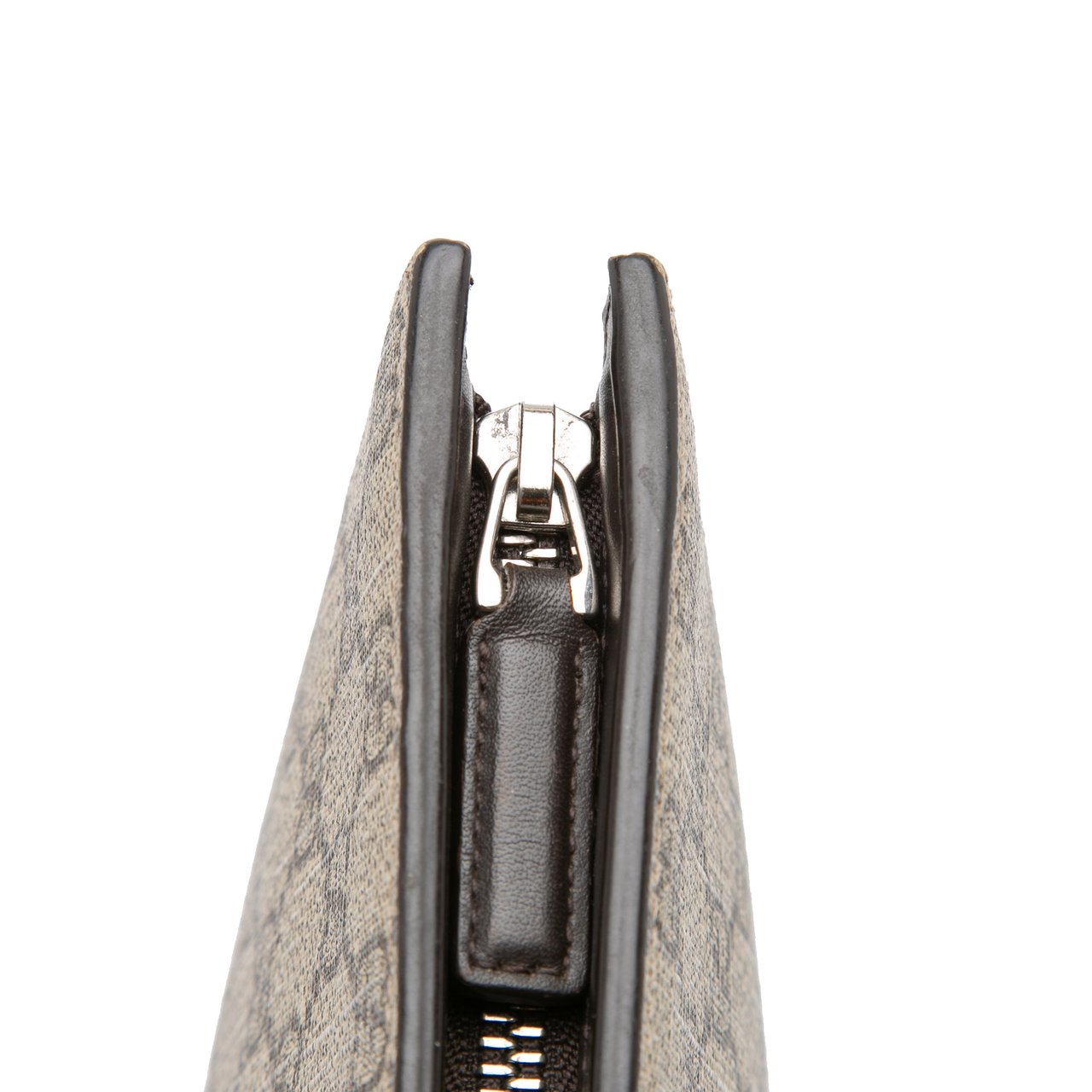 Gucci GG Supreme Web Clutch Bruin