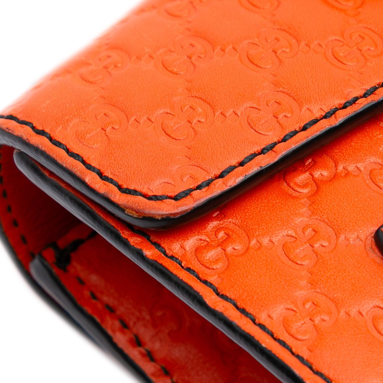 Gucci Mini Microguccissima Emily Crossbody Oranje