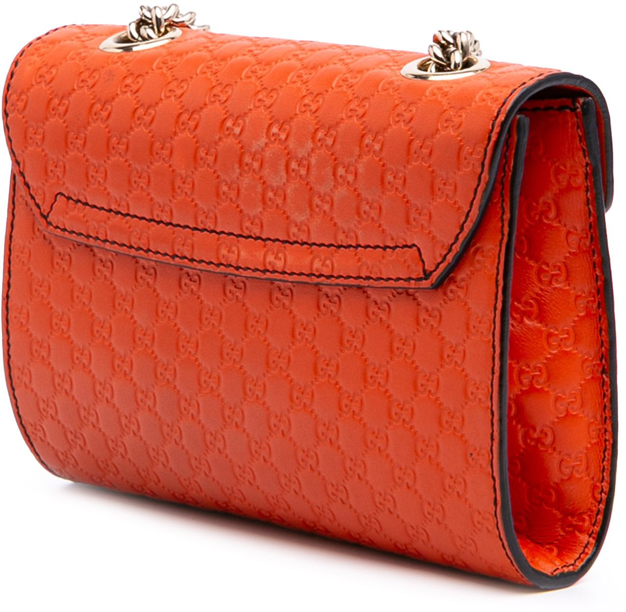 Gucci Mini Microguccissima Emily Crossbody Oranje