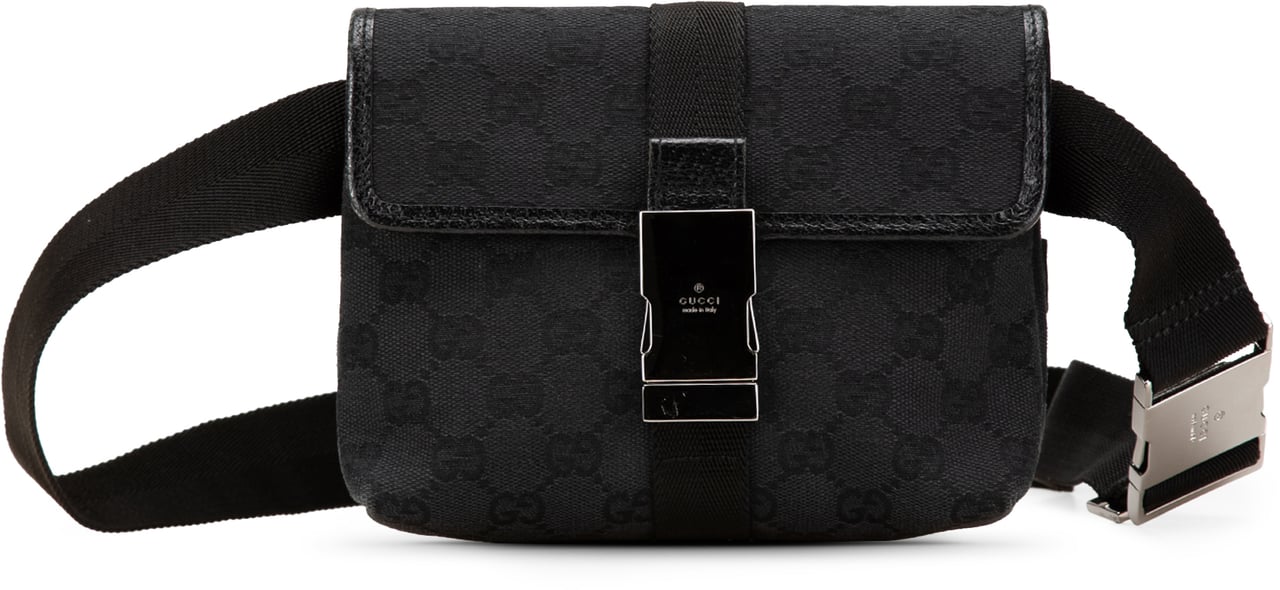 Gucci GG Canvas Belt Bag Zwart