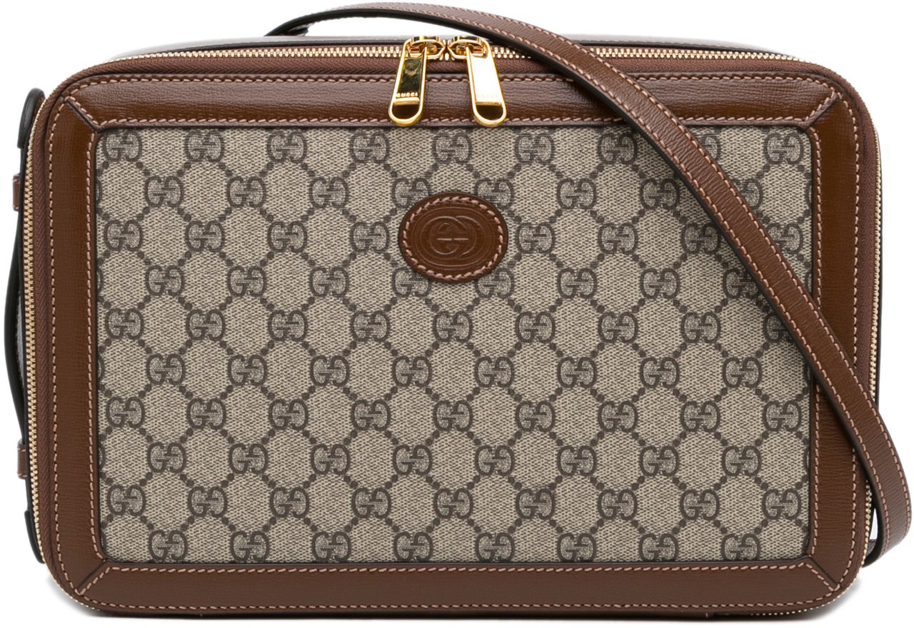 Gucci GG Supreme Azalea Box Bag Bruin
