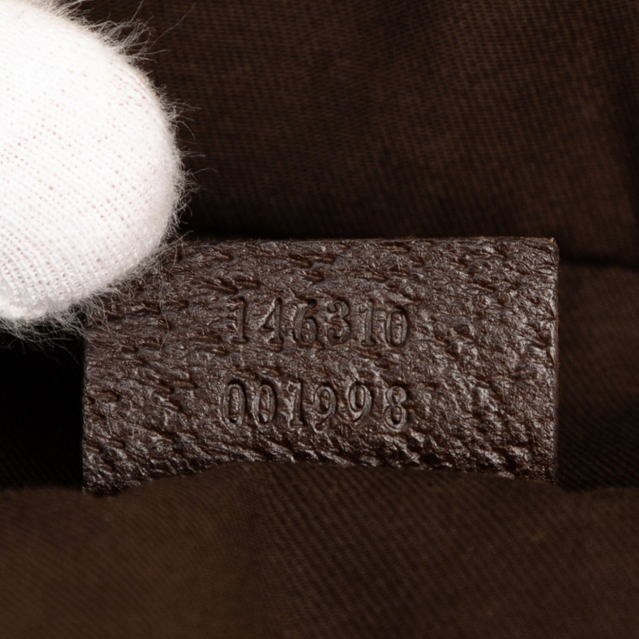 Gucci GG Canvas Web Travel Bag Bruin