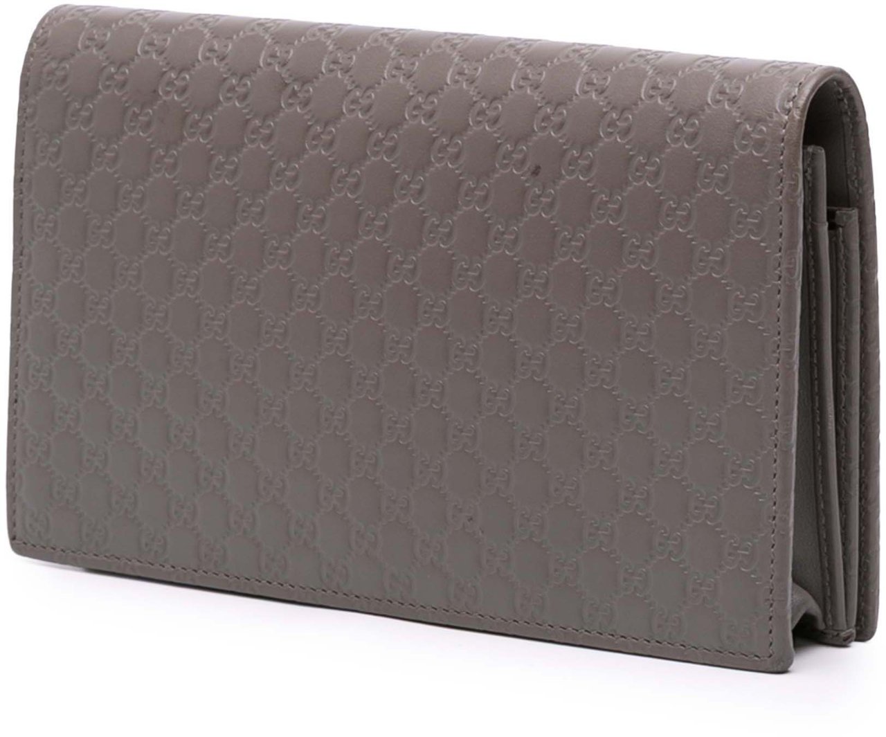 Gucci Microguccissima Wallet on Strap Bruin