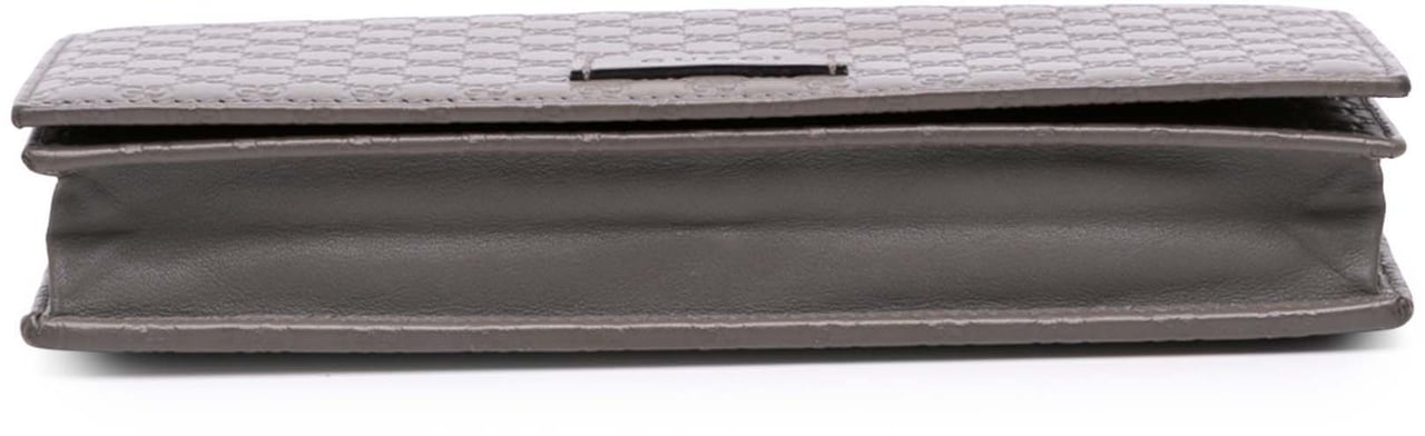 Gucci Microguccissima Wallet on Strap Bruin