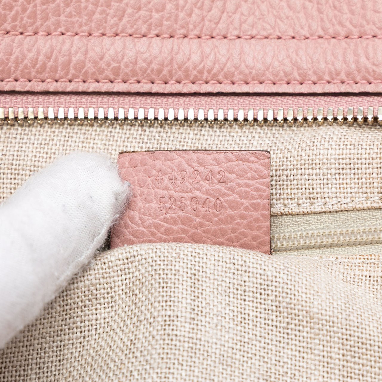 Gucci GG Canvas Bree Zippered Tote Bruin