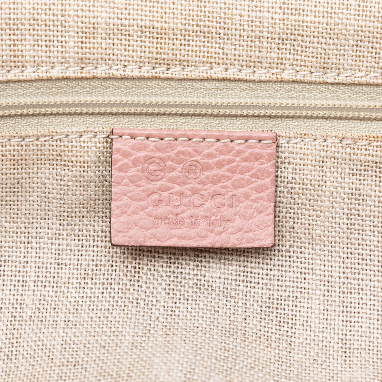 Gucci GG Canvas Bree Zippered Tote Bruin