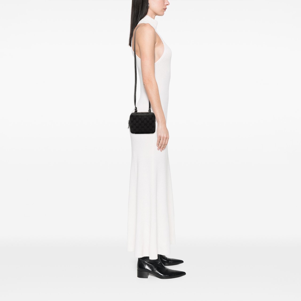 Gucci GG Canvas Crossbody Zwart