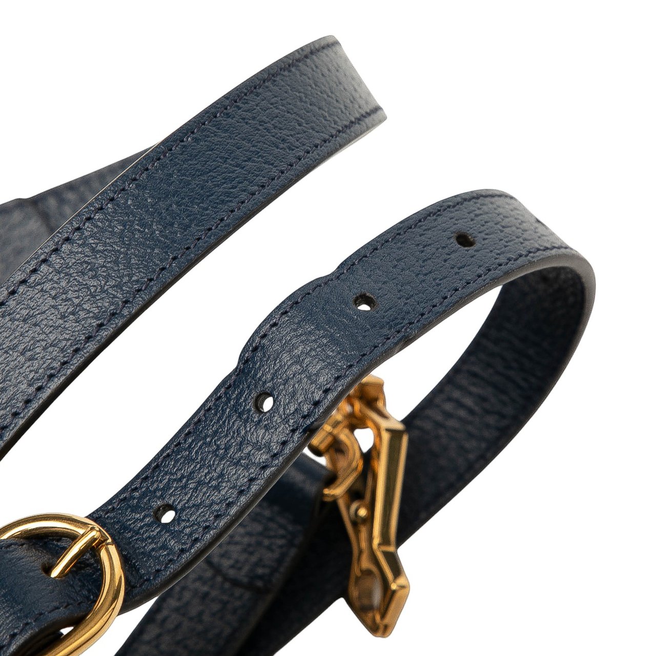 Gucci 100th Anniversary Medium GG Coated Canvas Kaleidoscope 1947 Bamboo Top Handle Bag Blauw