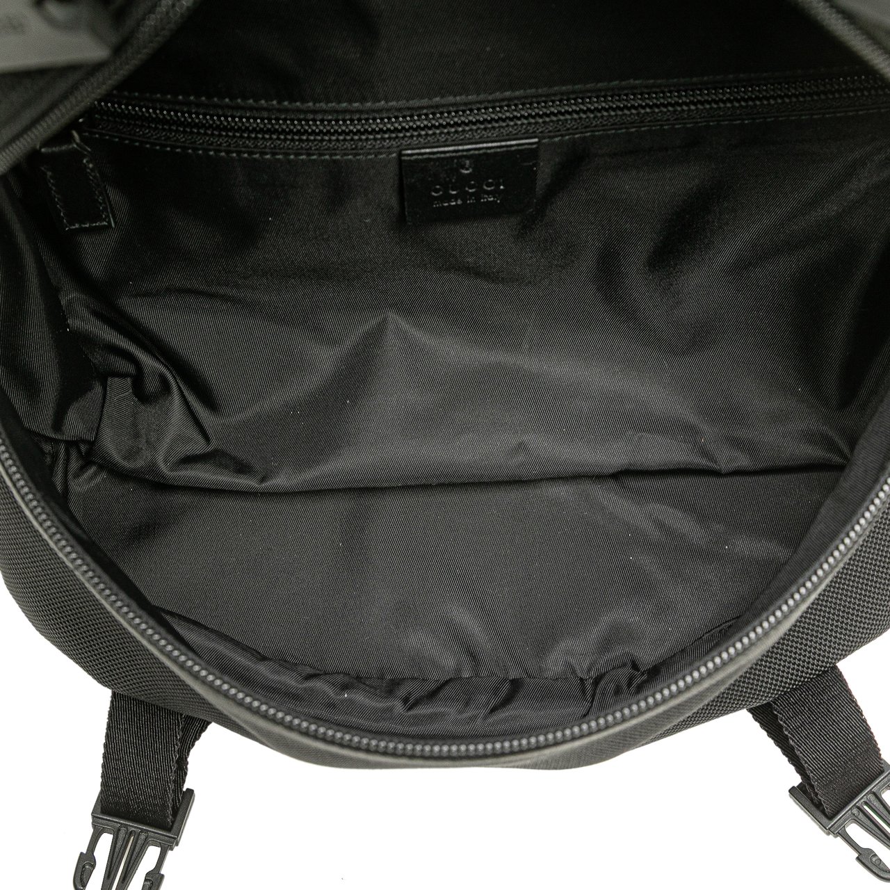 Gucci Techno Canvas Web Belt Bag Zwart