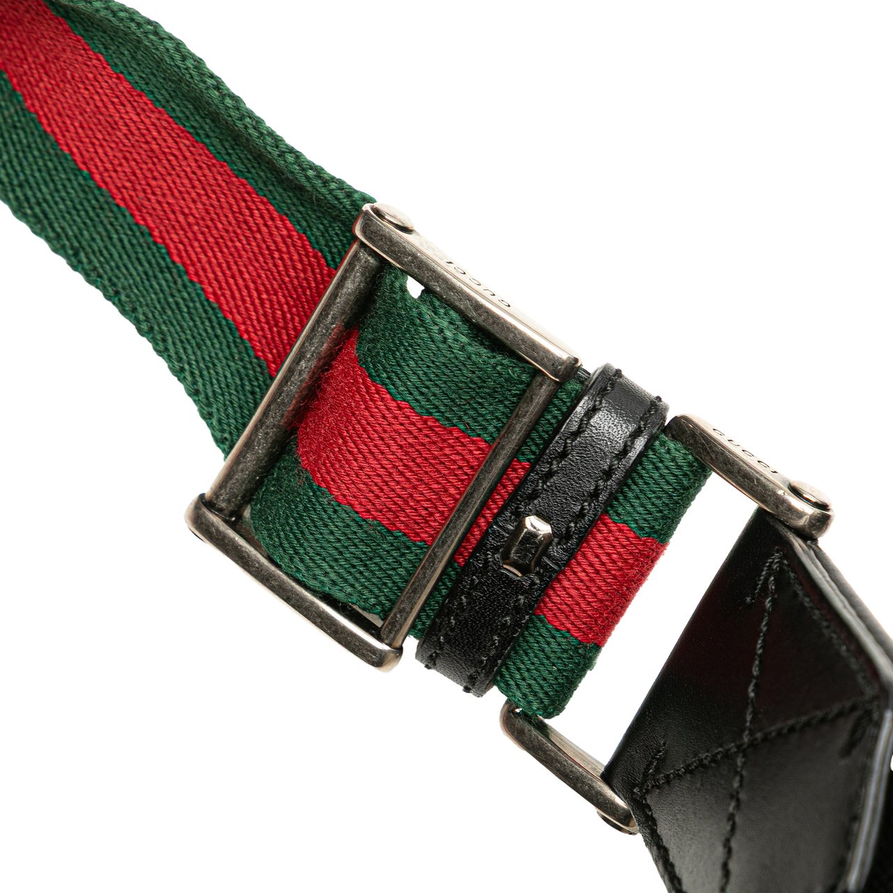 Gucci Techno Canvas Web Belt Bag Zwart