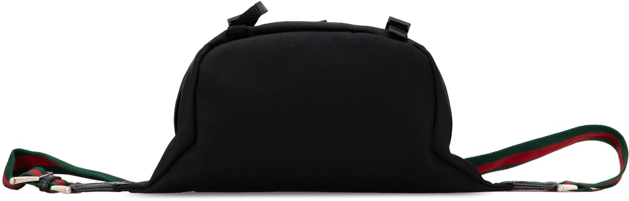 Gucci Techno Canvas Web Belt Bag Zwart