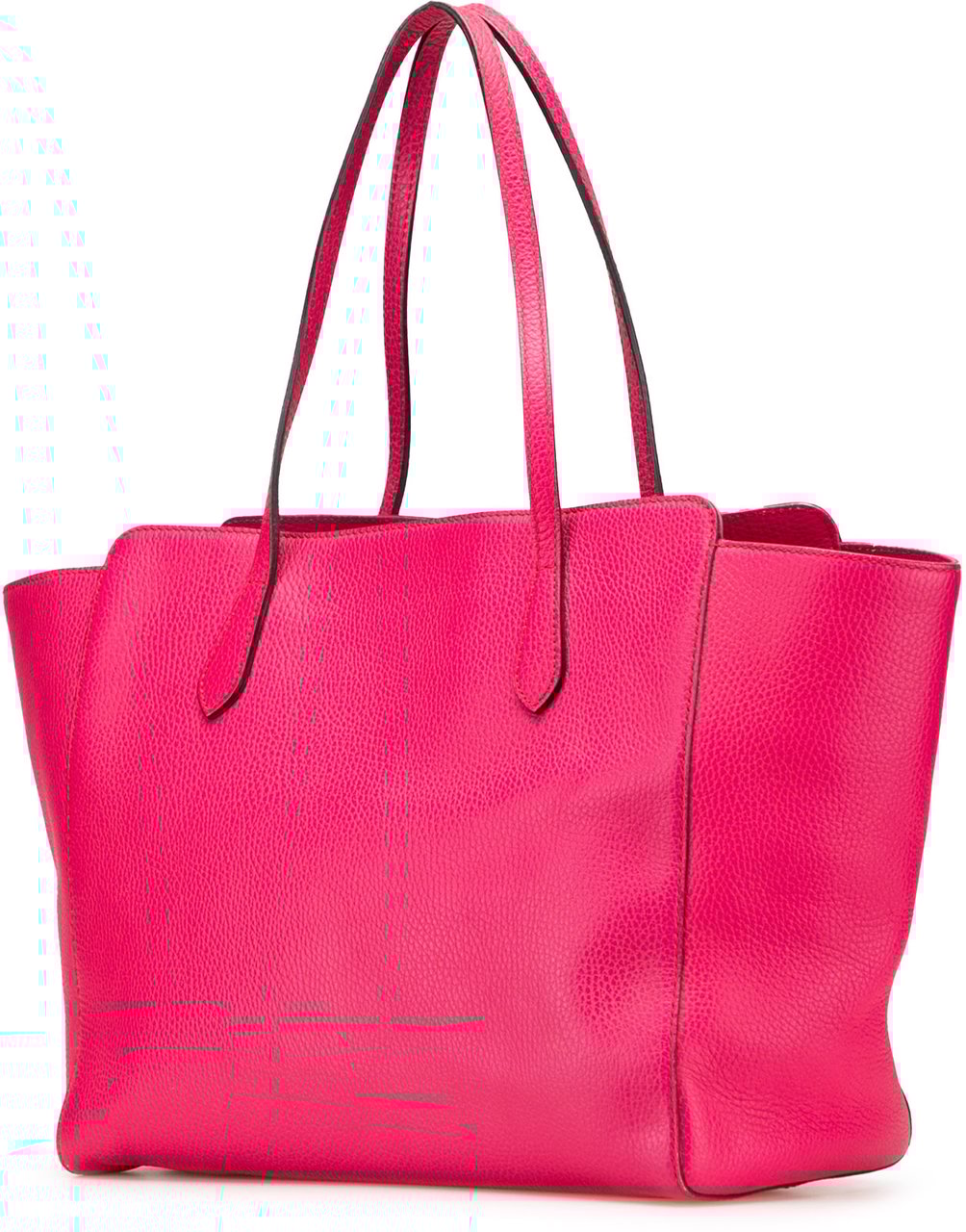 Gucci Medium Leather Swing Tote Roze