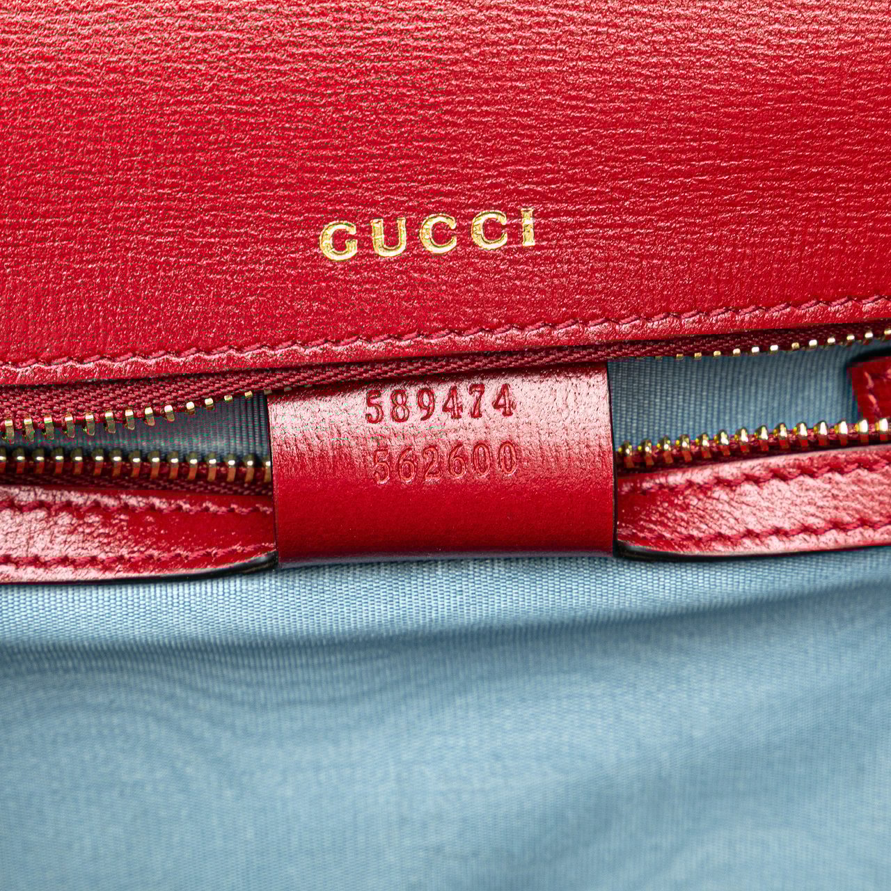 Gucci Small Suede GG Ring Torchon Crossbody Rood