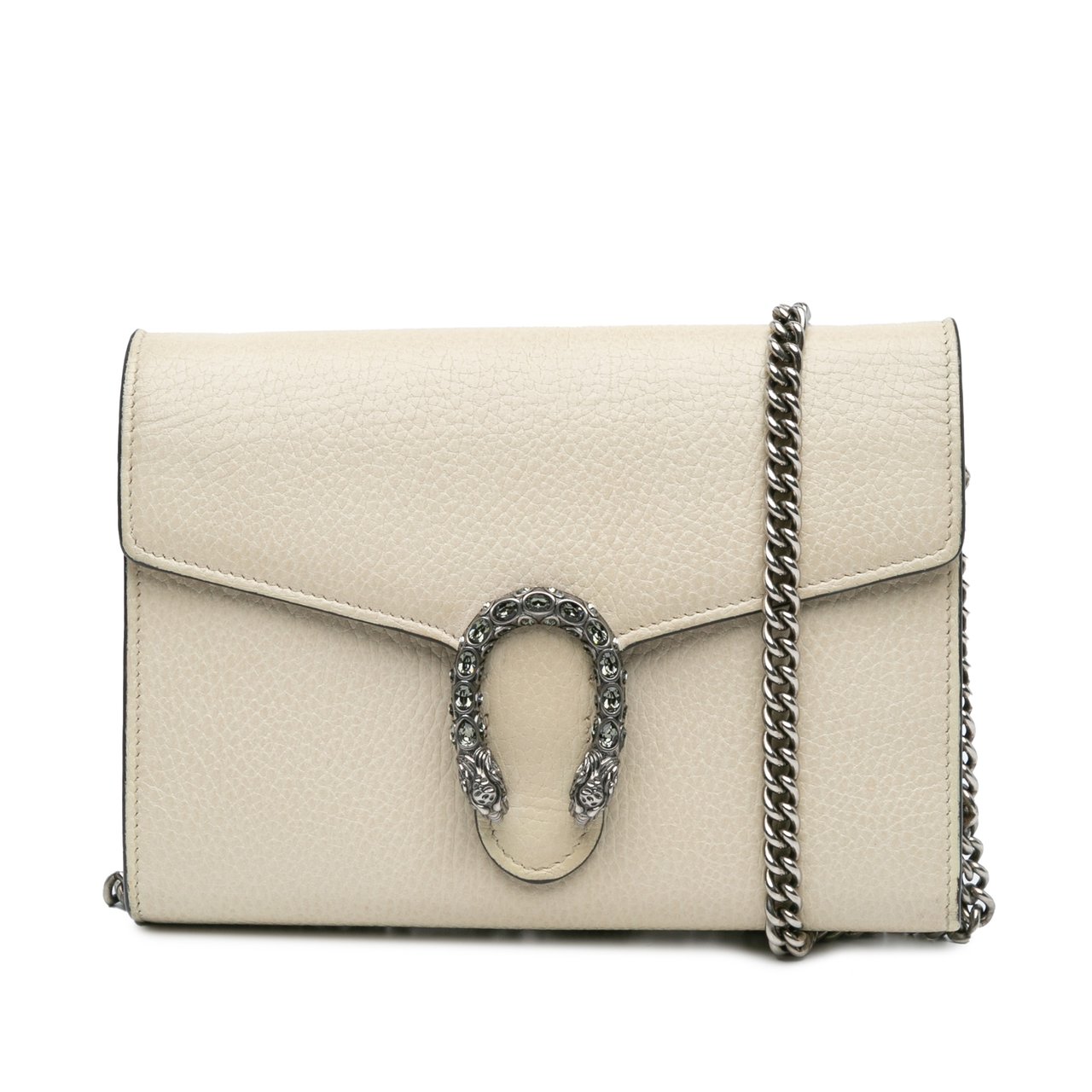 Gucci Mini Leather Dionysus Wallet on Chain Bruin