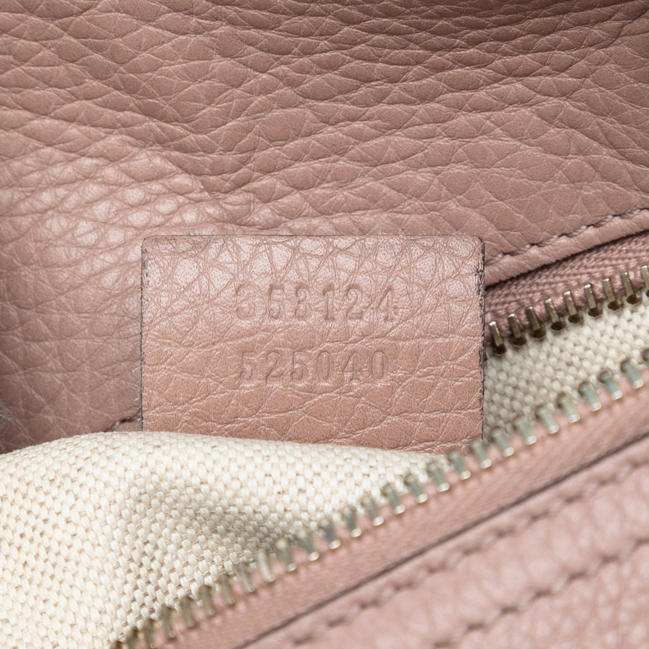 Gucci Medium Calfskin Bamboo Shopper Boston Bag Bruin