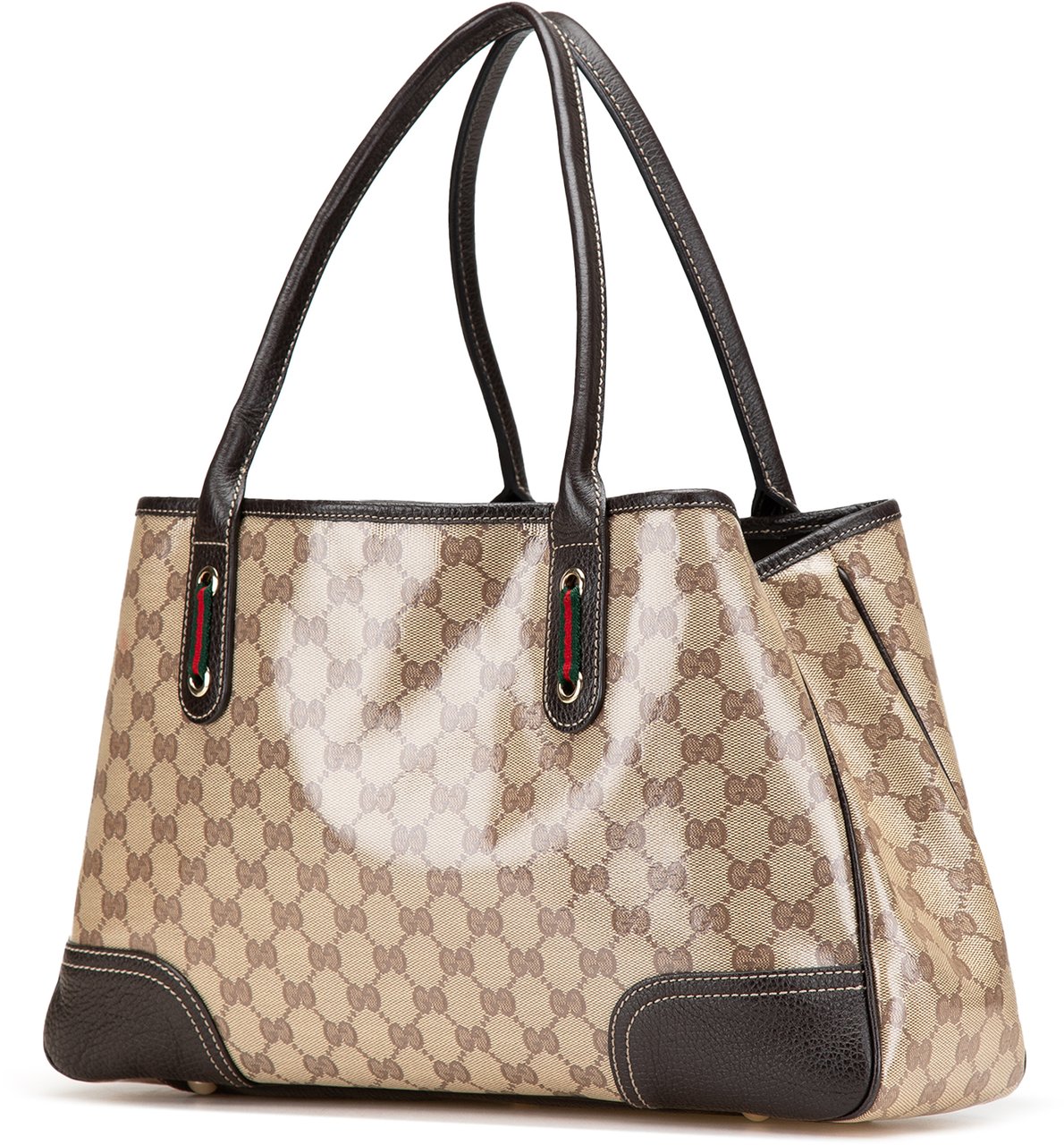 Gucci GG Crystal Princy Tote Bruin